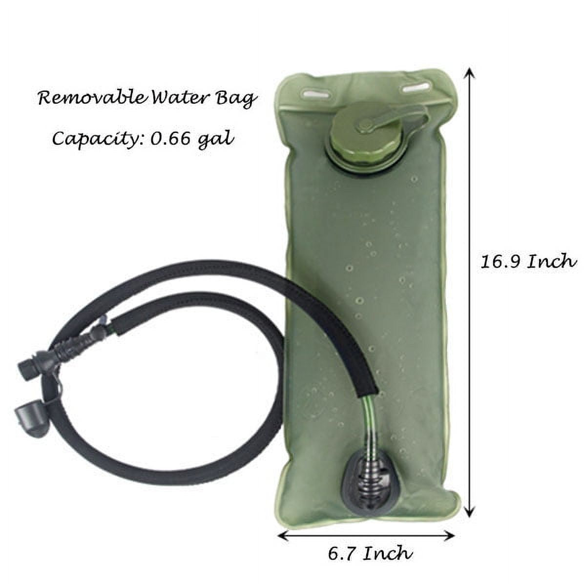 Waterproof Reflective Hydration Backpack with Water Bladder O21182