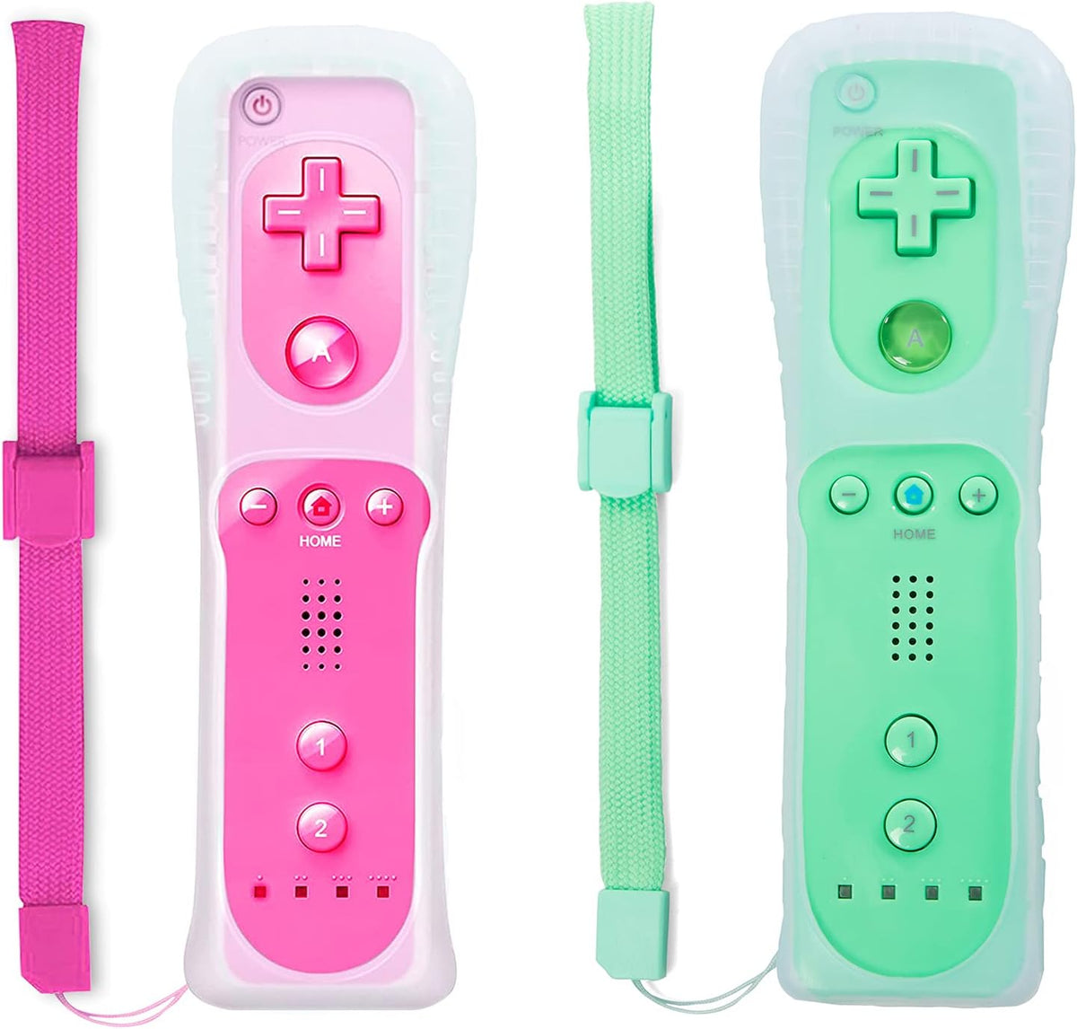2 Pack Wireless Controller with Silicone Case and Wrist Strap I693