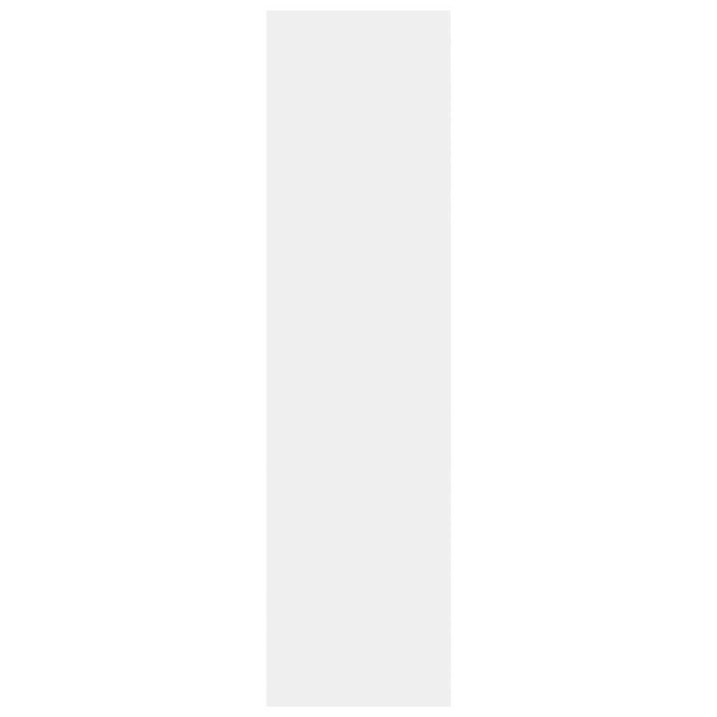 3-Tier Book Cabinet White Chipboard I224