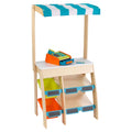 Wooden Grocery Store Market with Storage & Chalkboard V3676