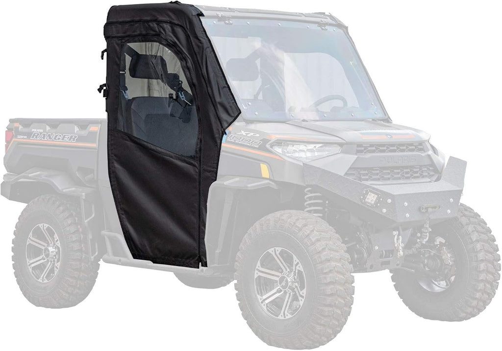 Soft Cab Enclosure Doors - 1 Pair of Front Doors - Resistant to Water, Punctures, and Tears I250692