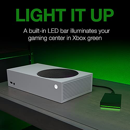 5TB External Hard Drive USB 3.2 Gen 1 RGB LED Lighting White W6954