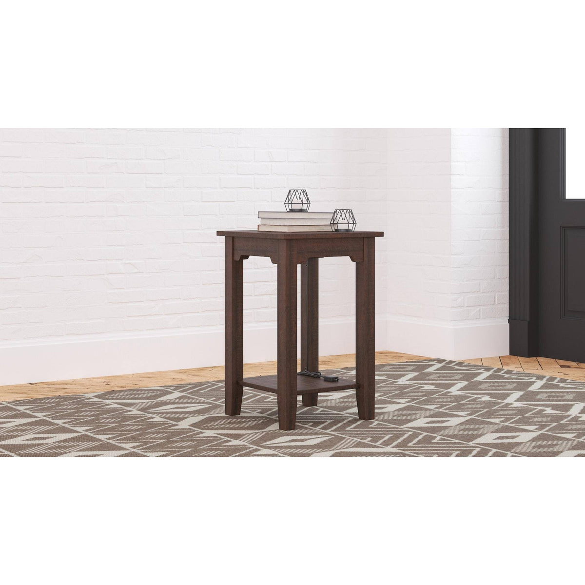 Warm Brown End Table I10110