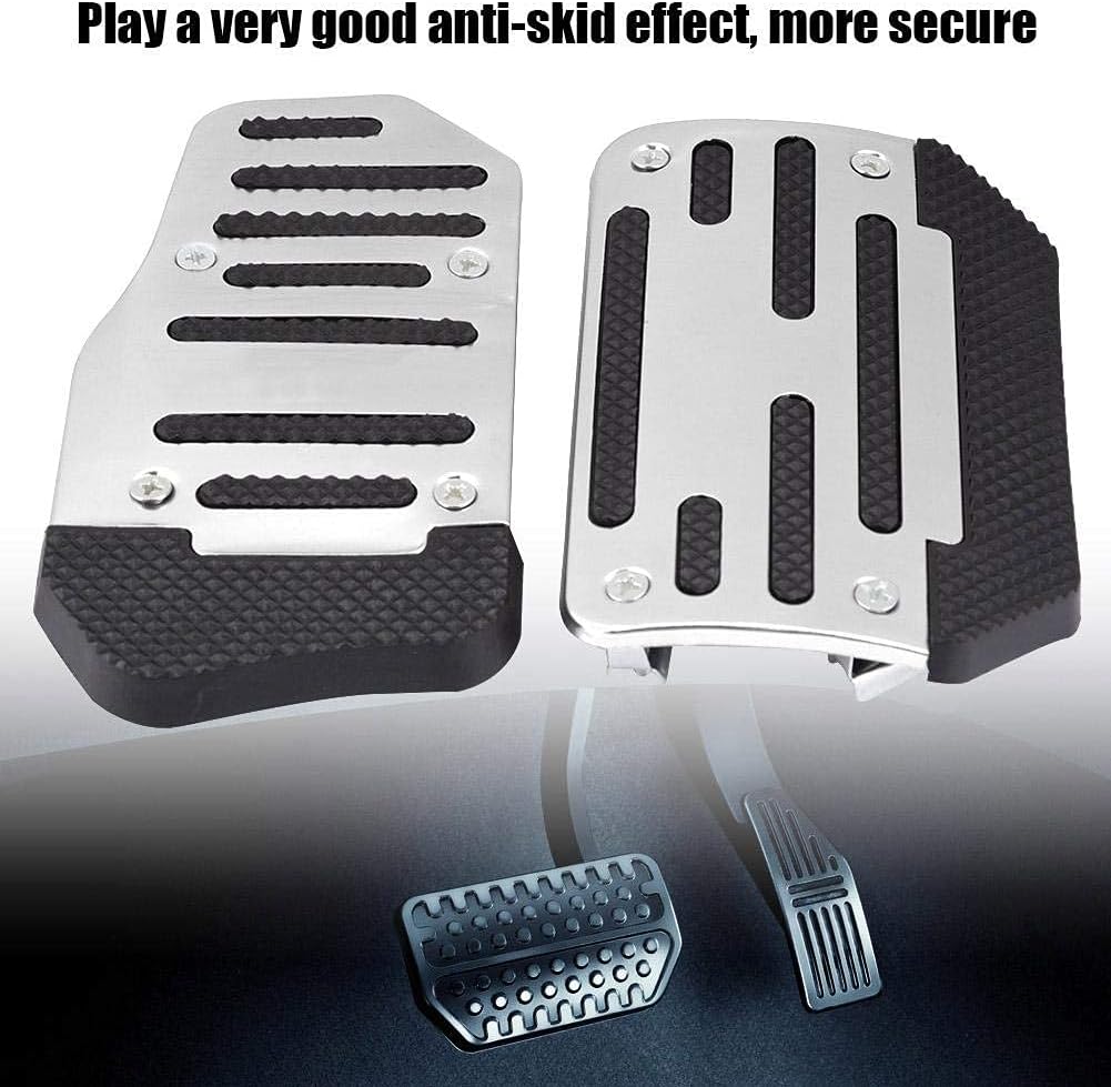 Brake Pedal Cover Accelerator Pad Alloy Nonslip Pack of 2 F39799