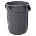 32 gallon Gray Commercial-Grade Trash Can Q329