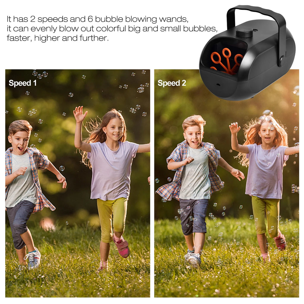 Portable Rechargeable Bubble Machine U972652
