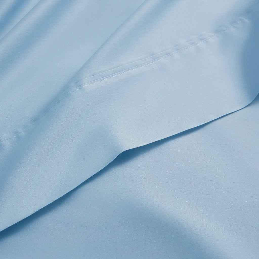 Queen Size Sateen Sheet Set in Slate Blue J330693