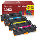 305X 305A CE410X Toner Cartridge for HP Laserjet Pro Printer Black Cyan Magenta Yellow M596