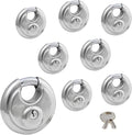 8 Keyed Alike Stainless Steel Padlocks F95252