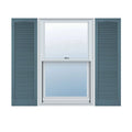 14 1/2 inchw x 45 inchh Vinyl Louver Shutters with Shutter-Loks N2730