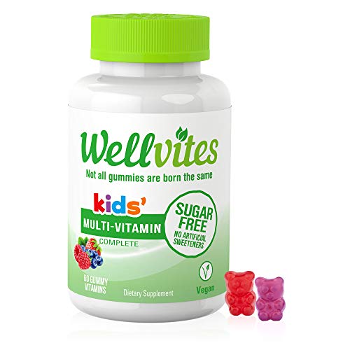 Sugar Free Vegan Kids Multivitamin Gummies 60 Count A7289