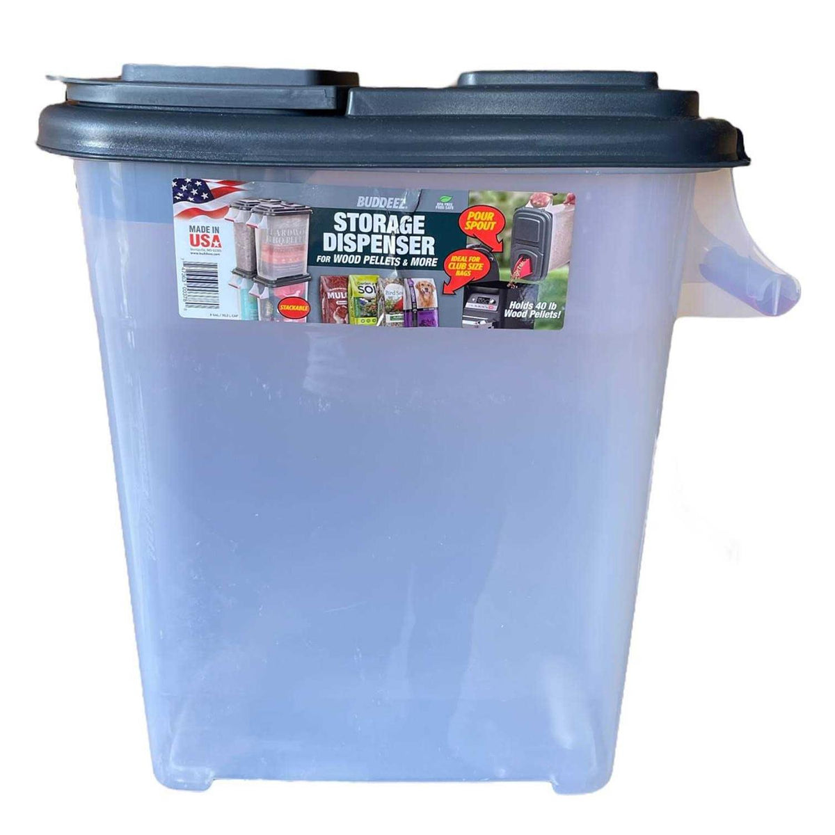 Wood Pellet Storage Dispenser T908