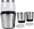 Electric Coffee Grinder Wet And Dry Spice Grinder with 2 Stainless Steel Blades X89593