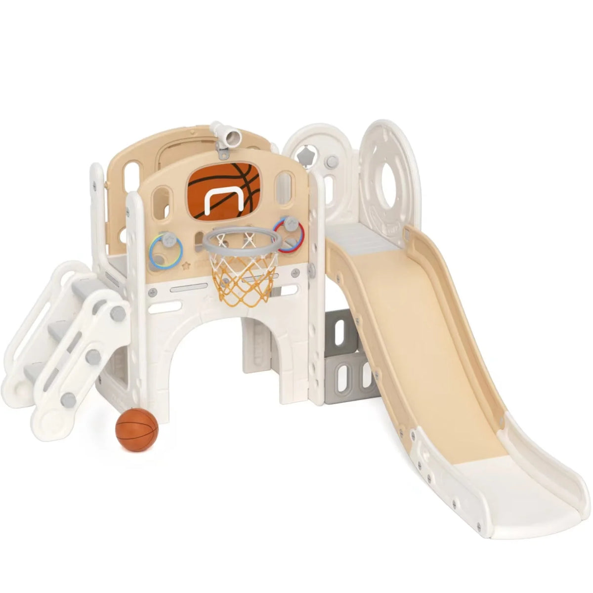 7-in-1 Kids Slide Play Set with Climber D85003