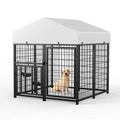 Large Dog Kennel Outdoor Pet Pen Metal Fence J734