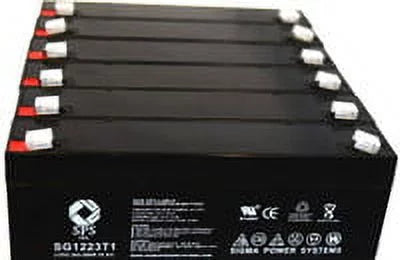 12V 2.3 Ah Replacement Battery 6 Pack T61501