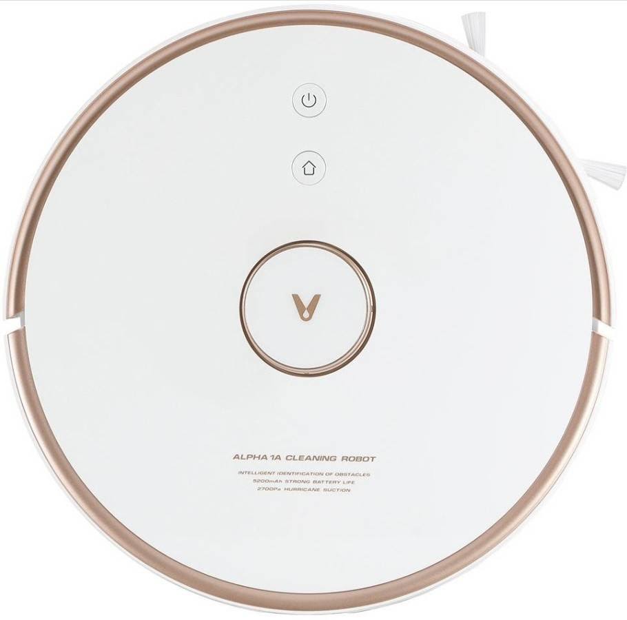 White Cleaning Robot with Base M4299
