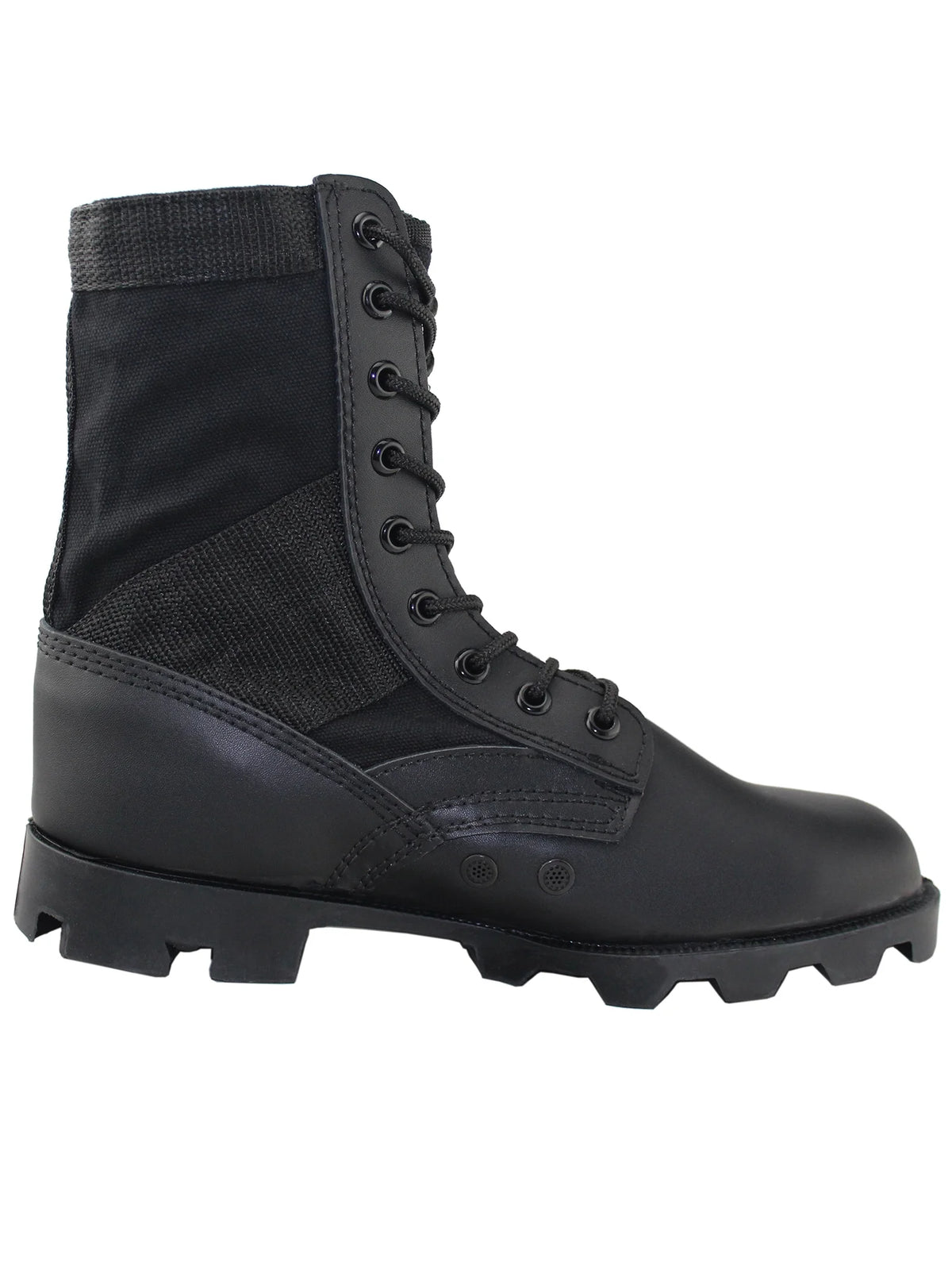 Black Lace up Jungle Boot Size 13 O976404