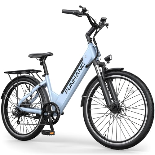 26" Step Thru Electric Bicycle with 48V Removable Battery B712107