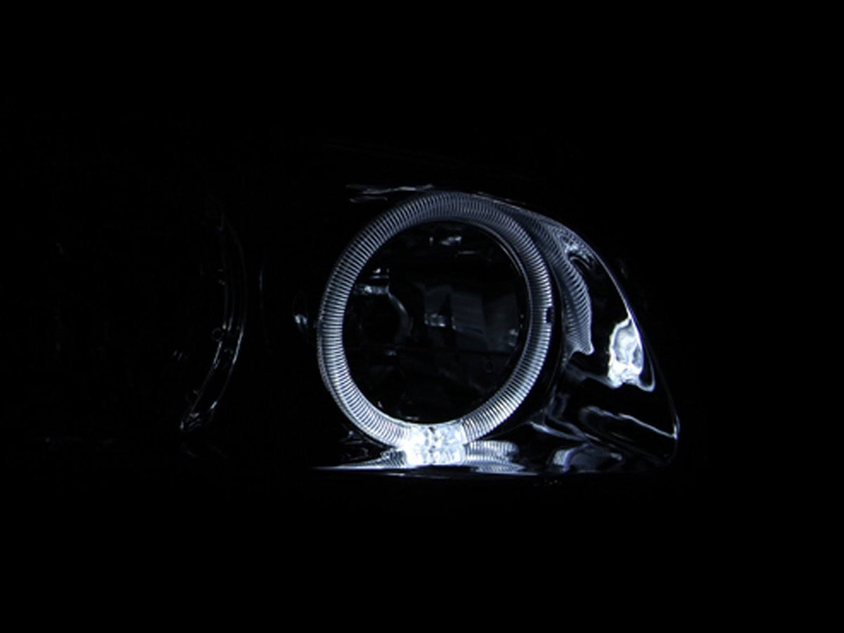 Black Halo Crystal Headlights for 2000-2001 Toyota Camry R626