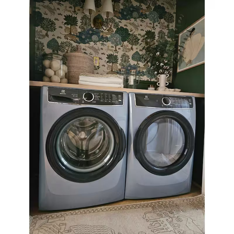 Electric Dryer with Instant Refresh in Glacier Blue M9541