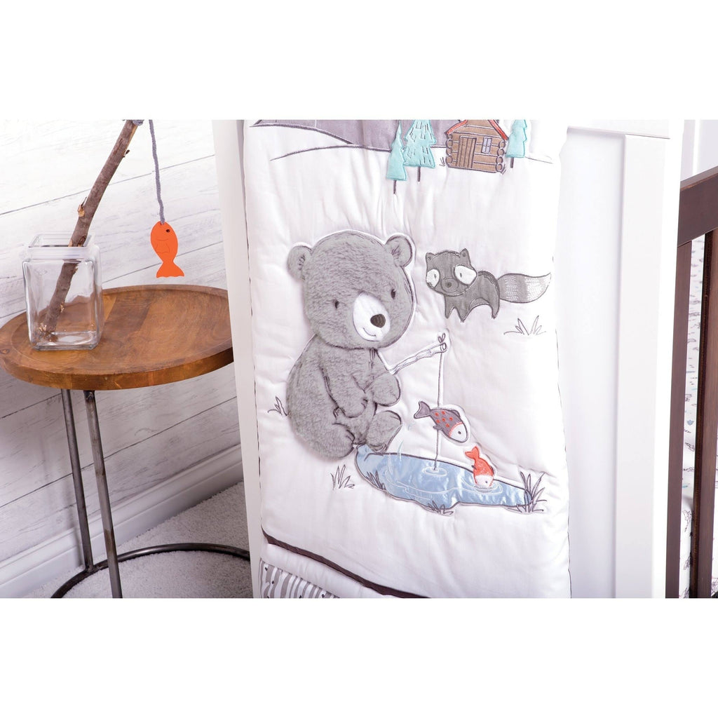 3 Piece Crib Bedding Set T154