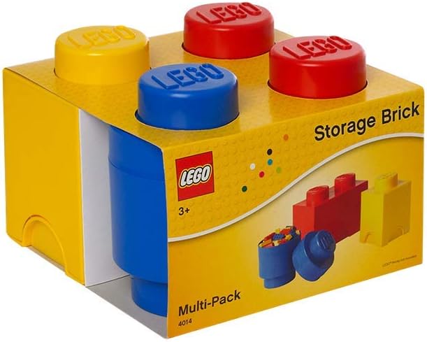 Red Blue Yellow Storage Box Brick Multipack 3 Set S757