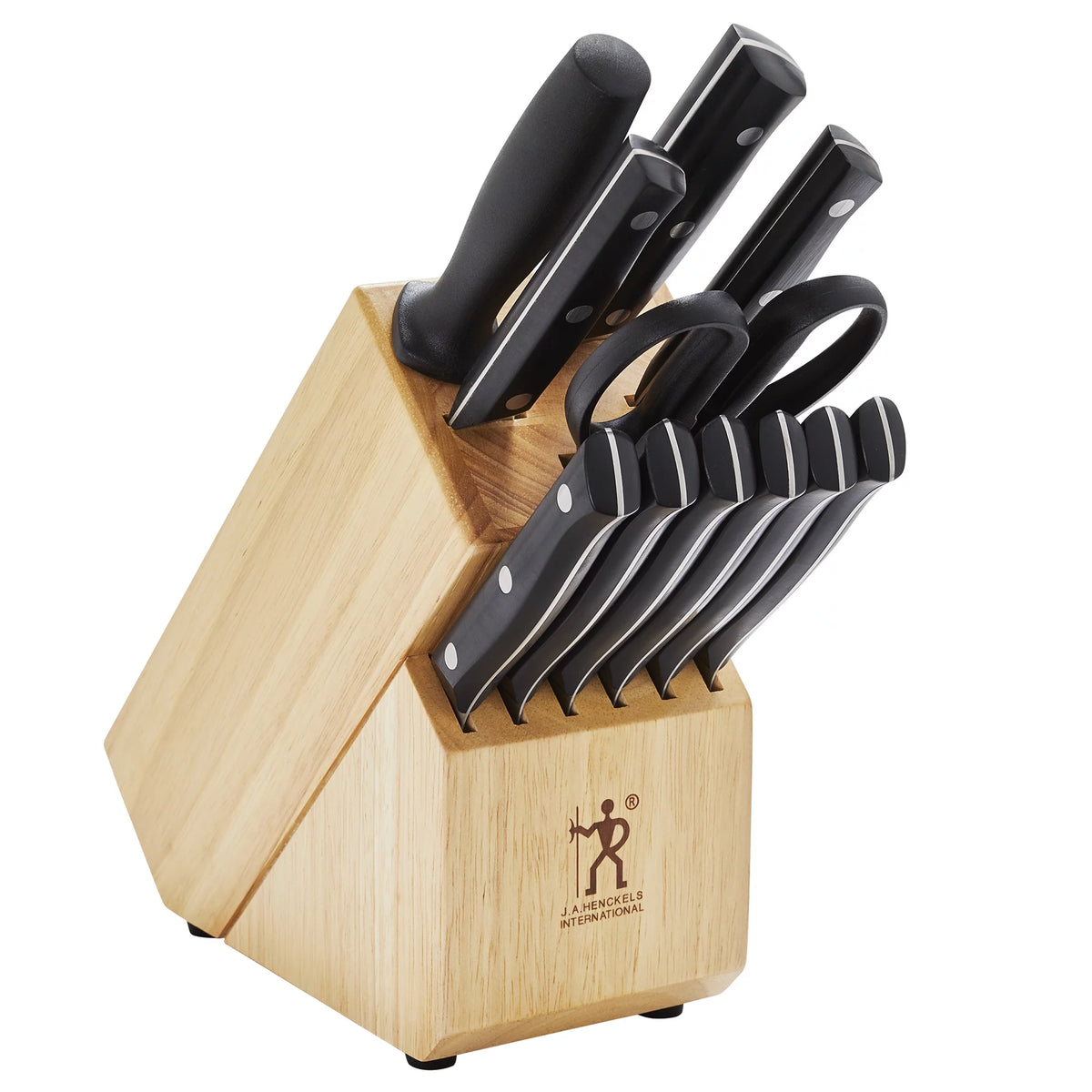 12 Pc Cutlery & Wood Block Set K890