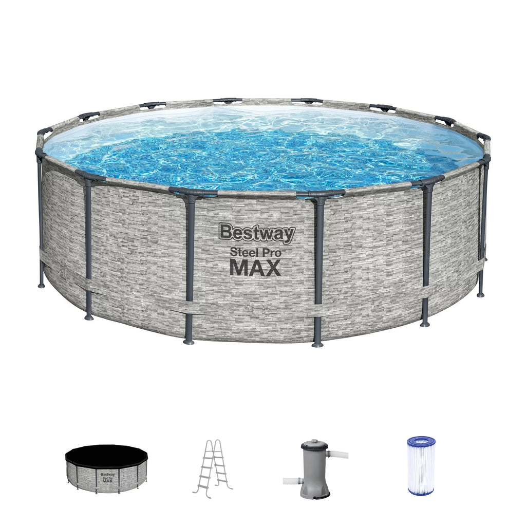 Round Above Ground Swimming Pool Set O460