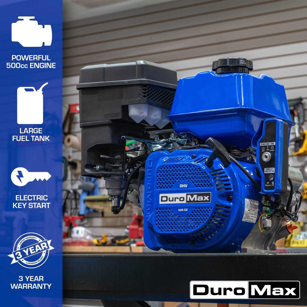 500cc 1-Inch Shaft Gasoline Engine J259