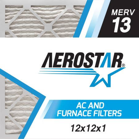 12x12x1 MERV 13 Pleated Air Filter 6-Pack B90062