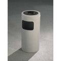 Satin Black 10 Gallon Ash/Trash Receptacle with Sand Cover Q940117