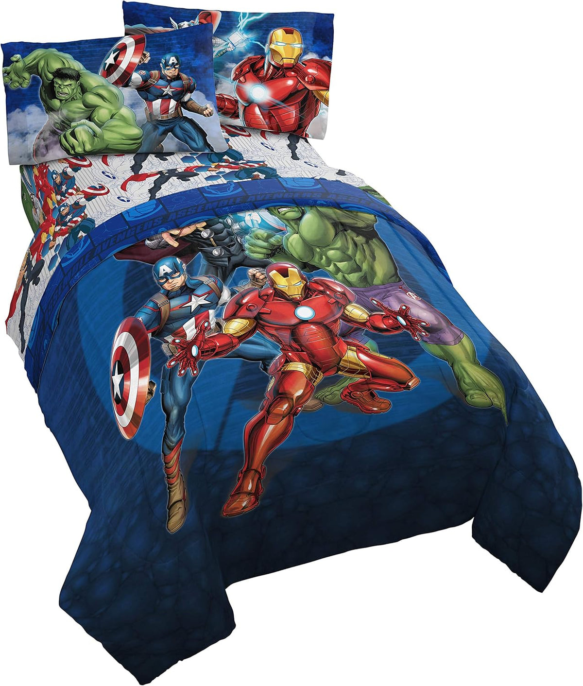 Blue Twin Bed Set A500