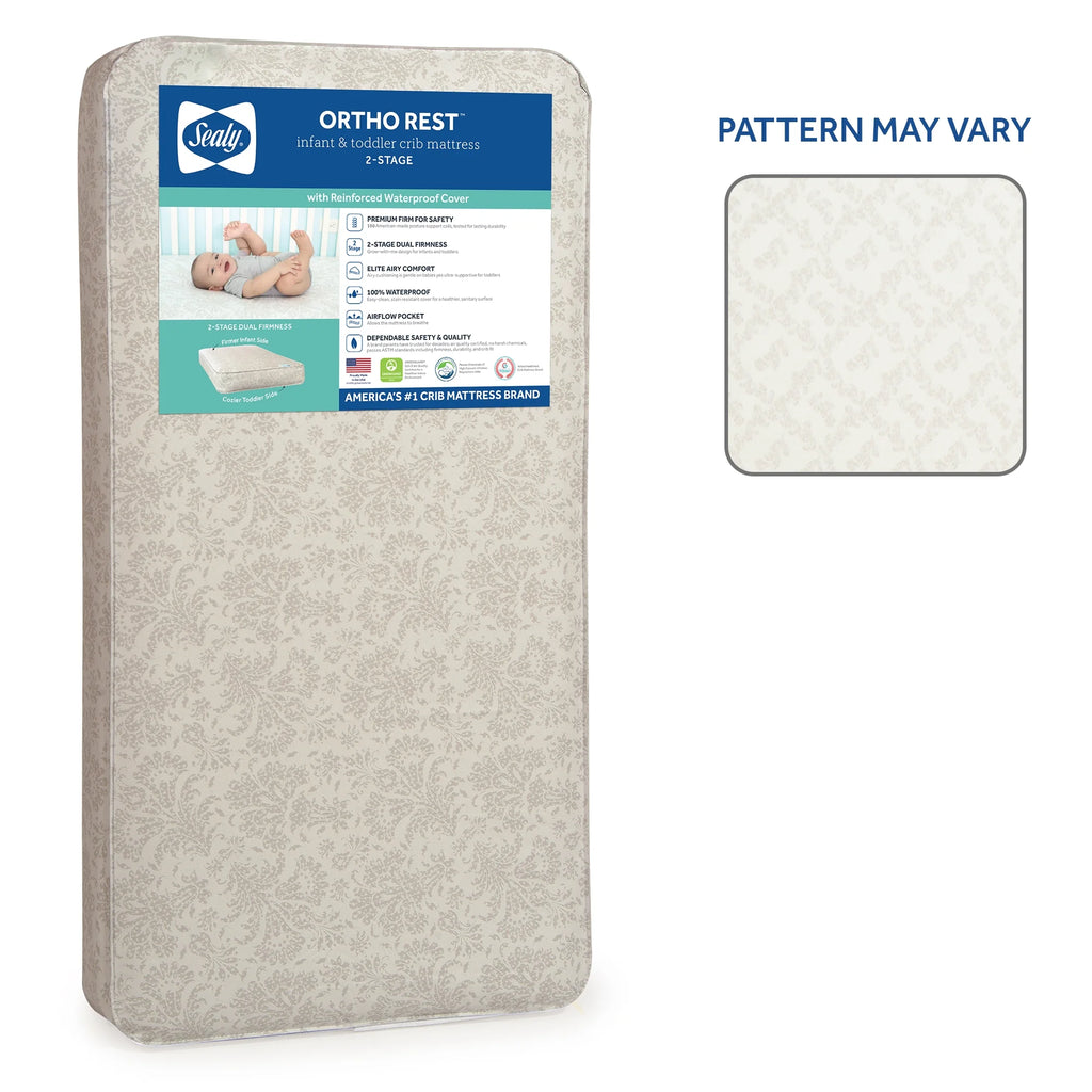 2-Stage Innerspring Baby Crib and Toddler Mattress D978