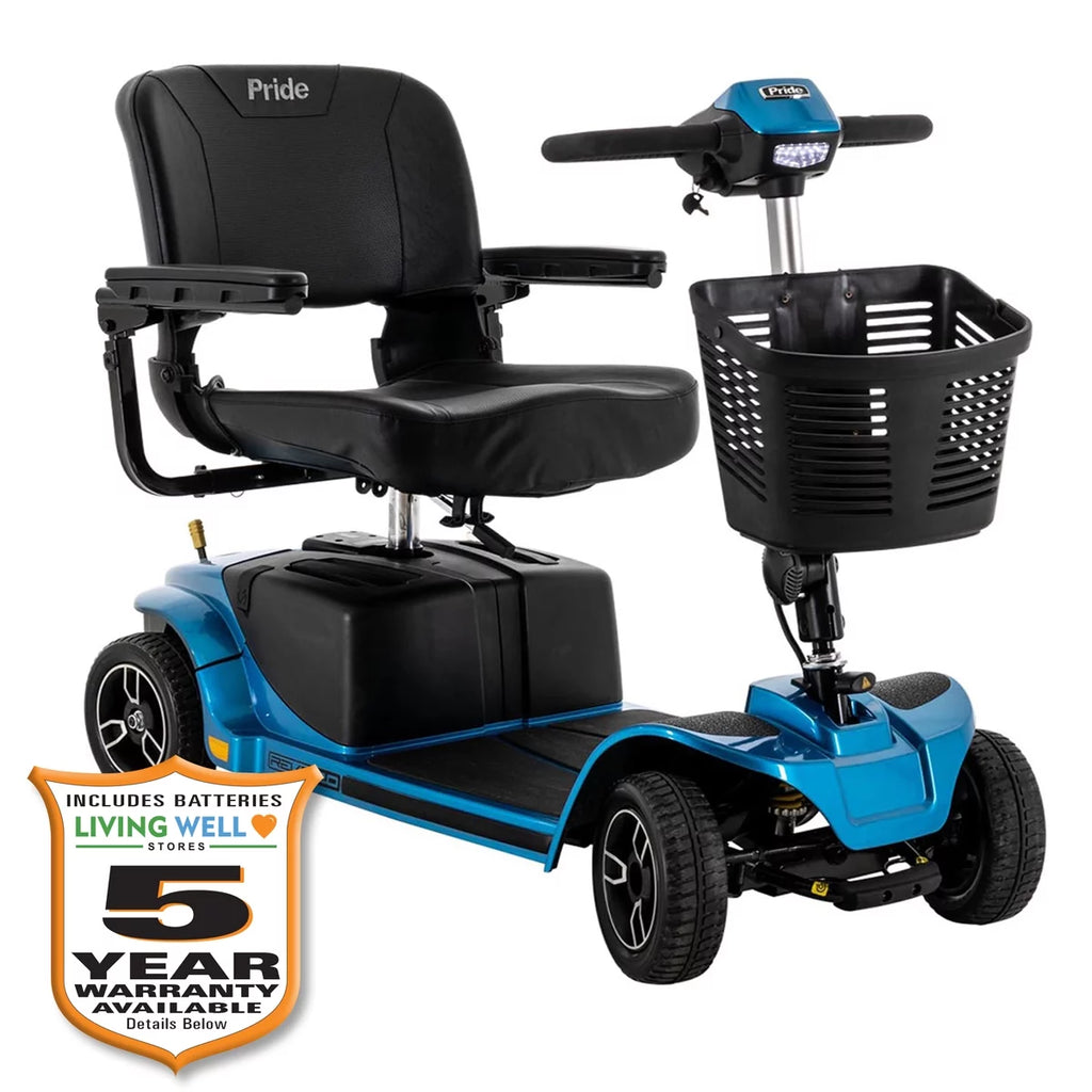 Blue 4-Wheel Scooter M716