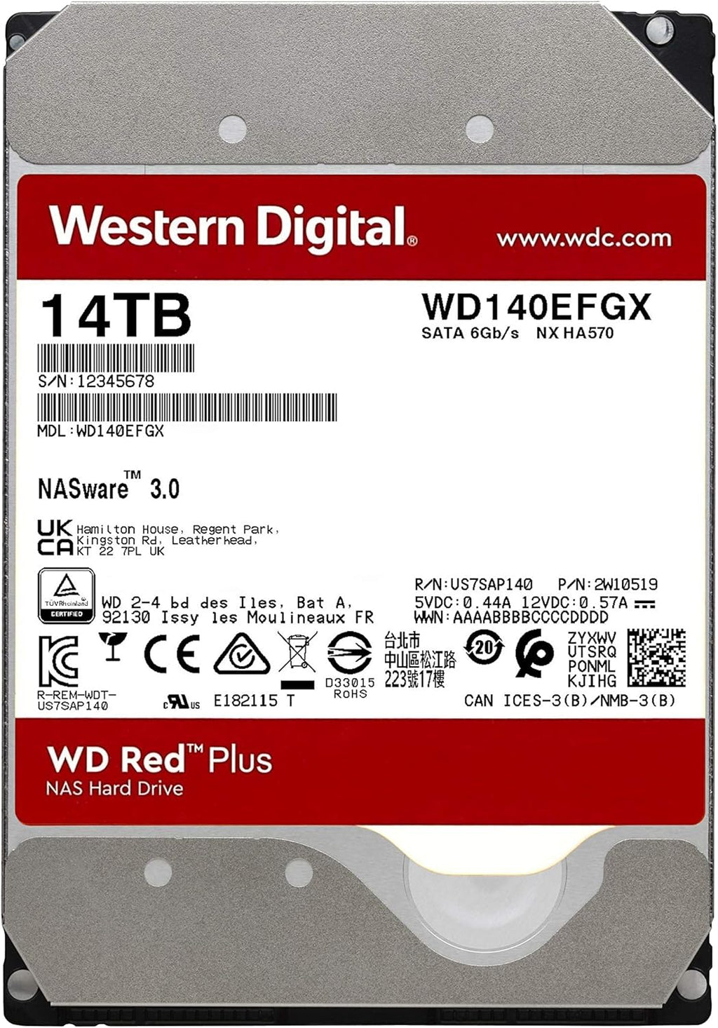 3TB 5400 RPM SATA 6 Gb/s Internal Hard Drive O963154