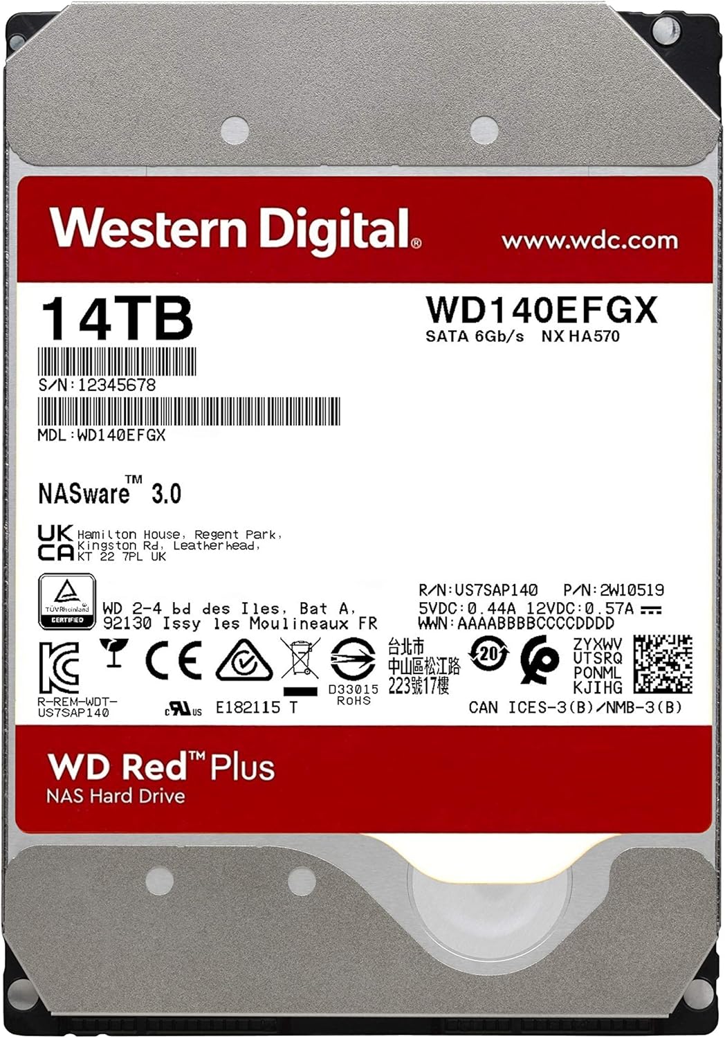 3TB 5400 RPM SATA 6 Gb/s Internal Hard Drive O963154