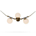 39 in. Integrated LED Wall Sconce with 3 Glass Shade L69181