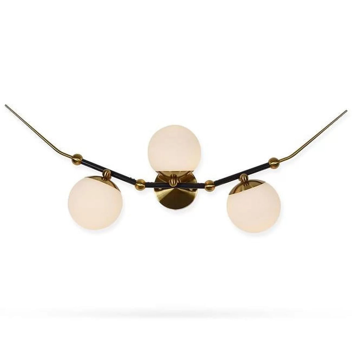 39 in. Integrated LED Wall Sconce with 3 Glass Shade L69181