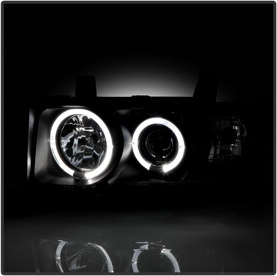 Black Housing Projector Headlights Headlamps C6134