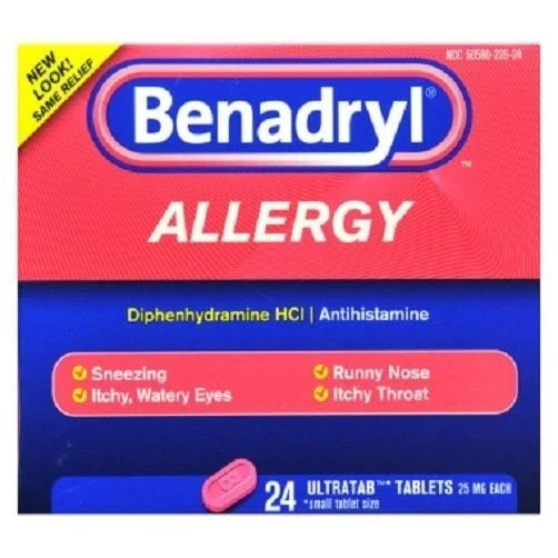 Antihistamine Cold & Allergy Relief Tablets, 24 Ct F774