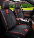 Black&Pink 5-Seater Full Set Universal Car Seat Covers E633231