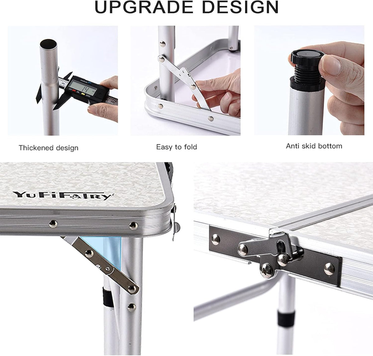 Small Folding Aluminum Camp Table O6259