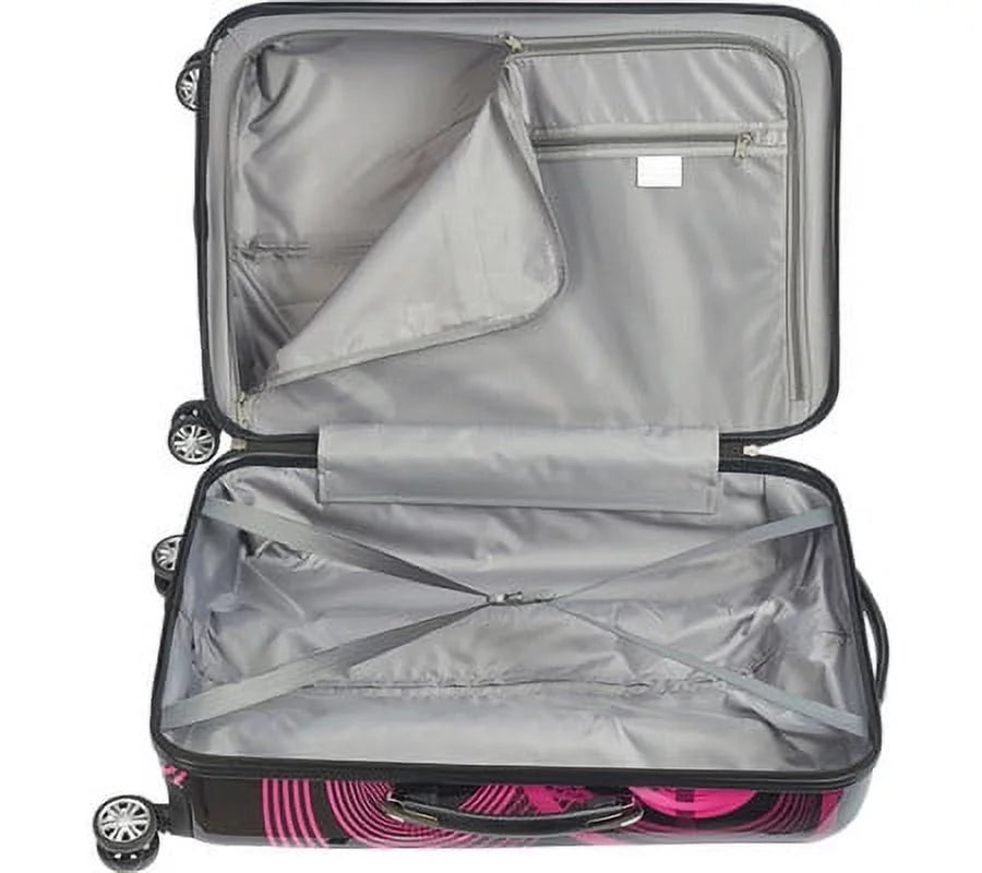 20 Inch Expandable Spinner Rolling Luggage Suitcase, ABS Hard Case, Pink P9980