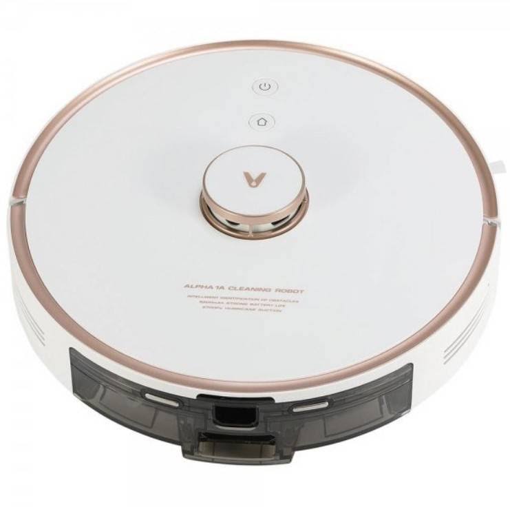 White Cleaning Robot with Base M4299