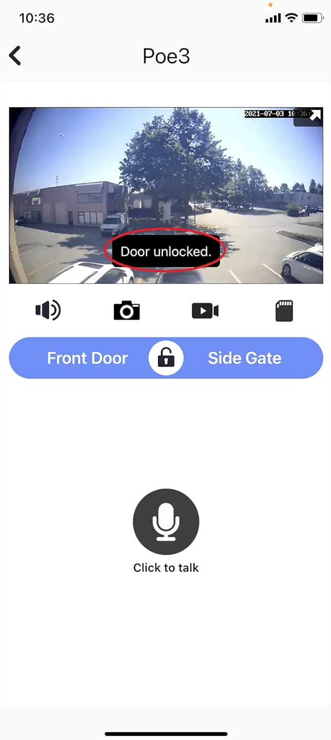 Wireless Video Door Phone & Doorbell WiFi Intercom System with Smart Keypad 1080P Camera Y15492