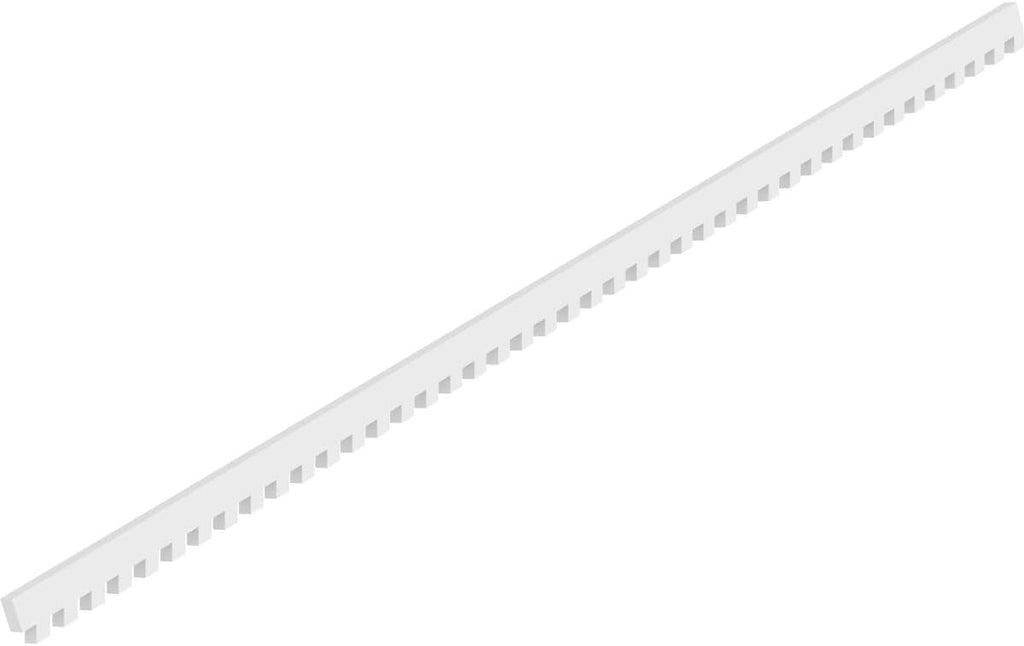 White PVC Dentil Trim G574