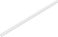 White PVC Dentil Trim G574