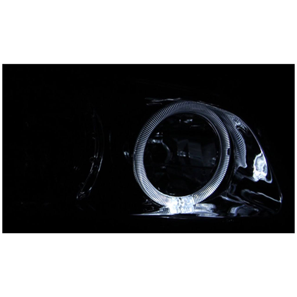 Black Halo Crystal Headlights for 2000-2001 Toyota Camry R626