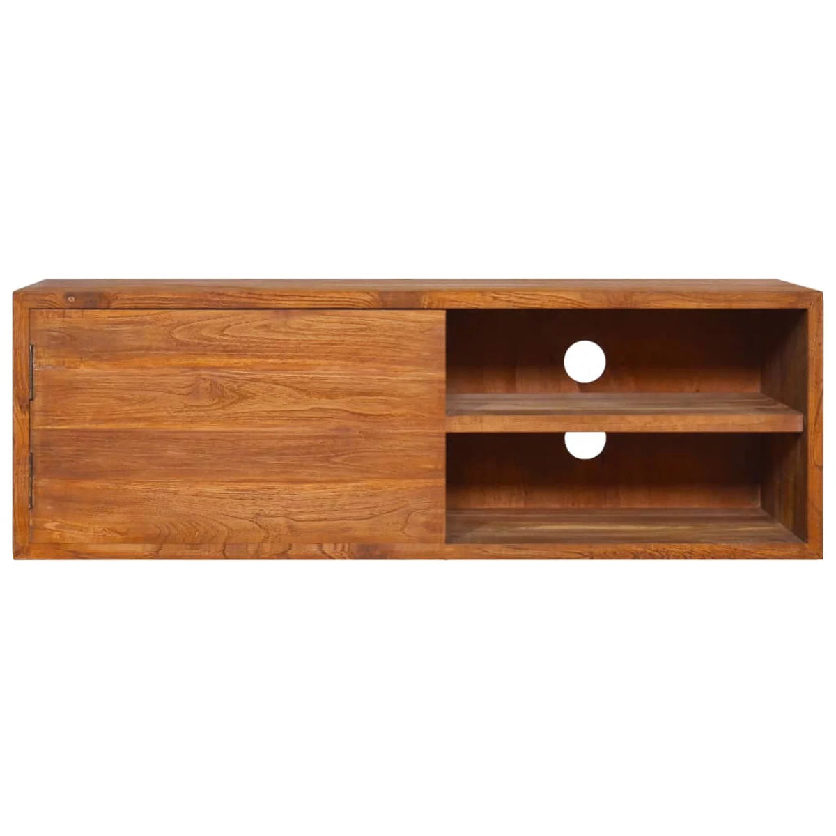 Wall-mounted Solid Wood Teak TV Stand A427